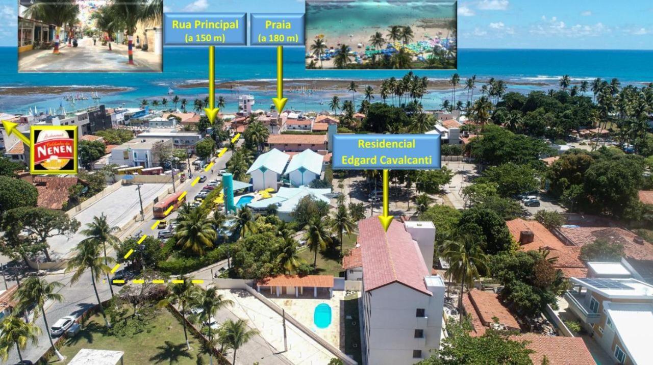 Suite 100M Da Praia De Pôrto das Galinhas Exterior foto